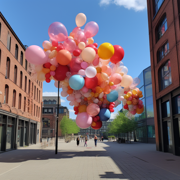 Balloon Sculpting and Urban Art: Creative Interventions in the City